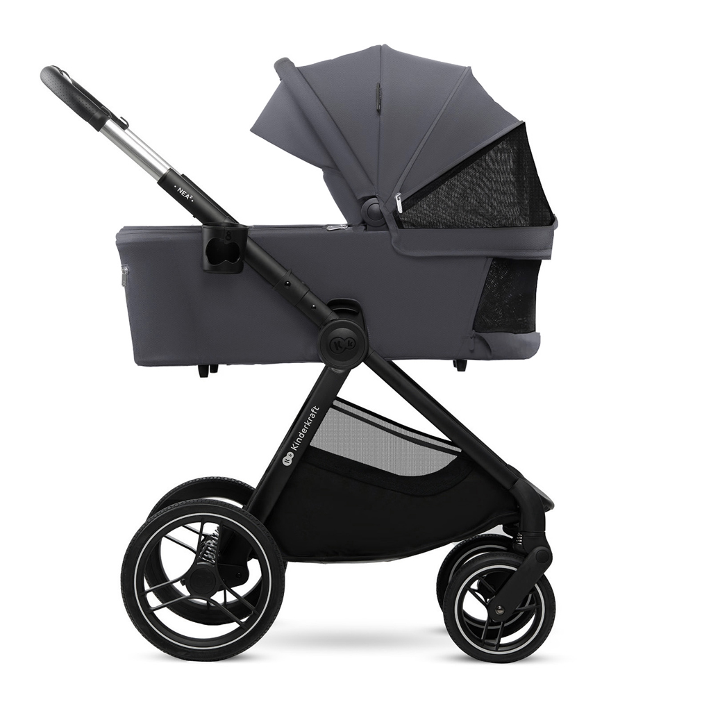 KINDERKRAFT Kombinált babakocsi Nea 2 2in1 Dark Grey